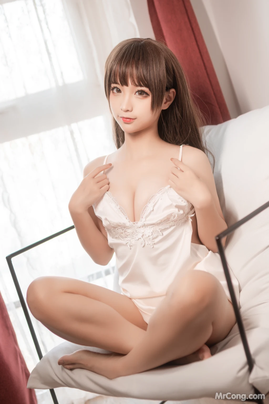Coser蠢沫沫 chunmomo Vol166 沫沫真爱版 日常睡裙 40 photos - 10