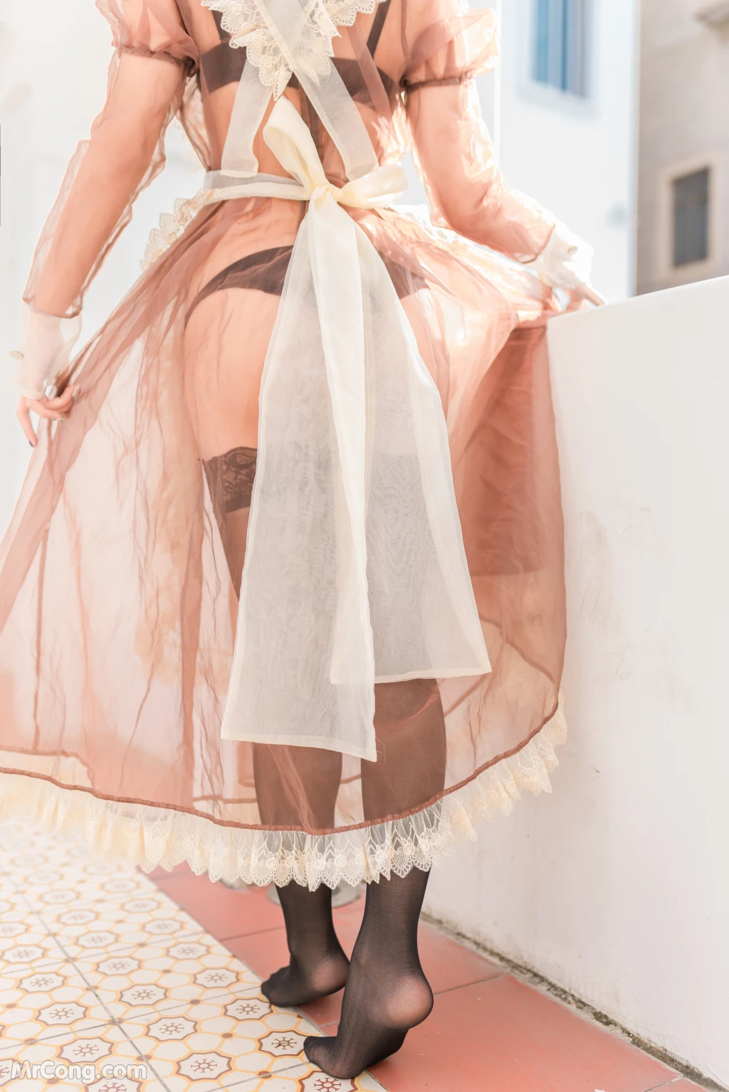 Coser蠢沫沫 chunmomo Vol167 沫沫真爱版 室外女仆 40 photos - 22