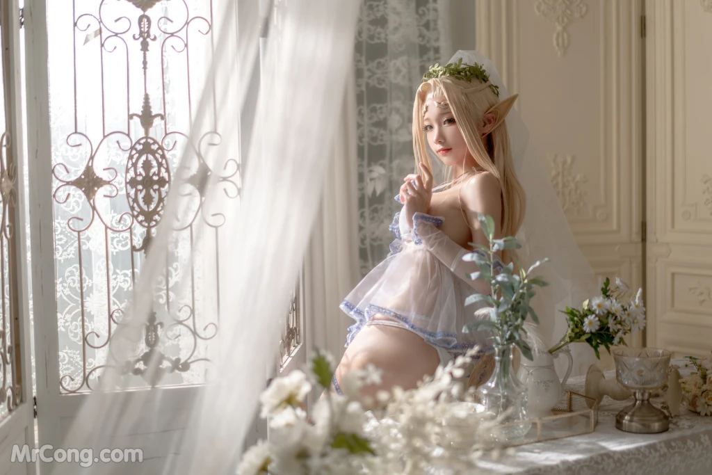 Coser蠢沫沫 chunmomo White Elf 147 photos - 9
