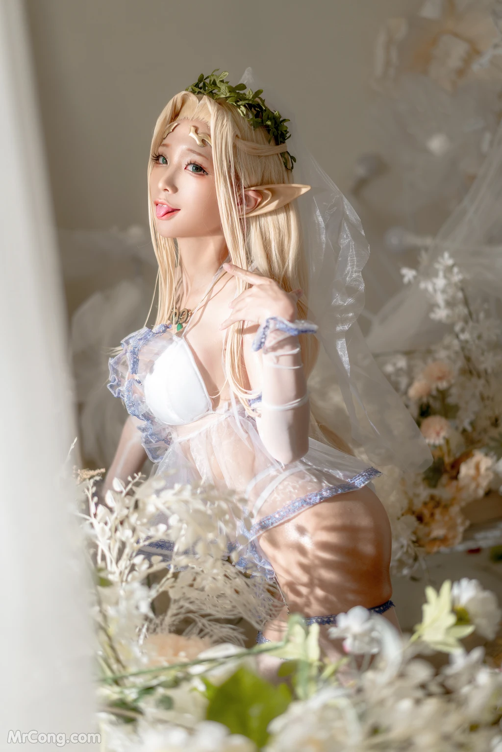 Coser蠢沫沫 chunmomo White Elf 147 photos - 14