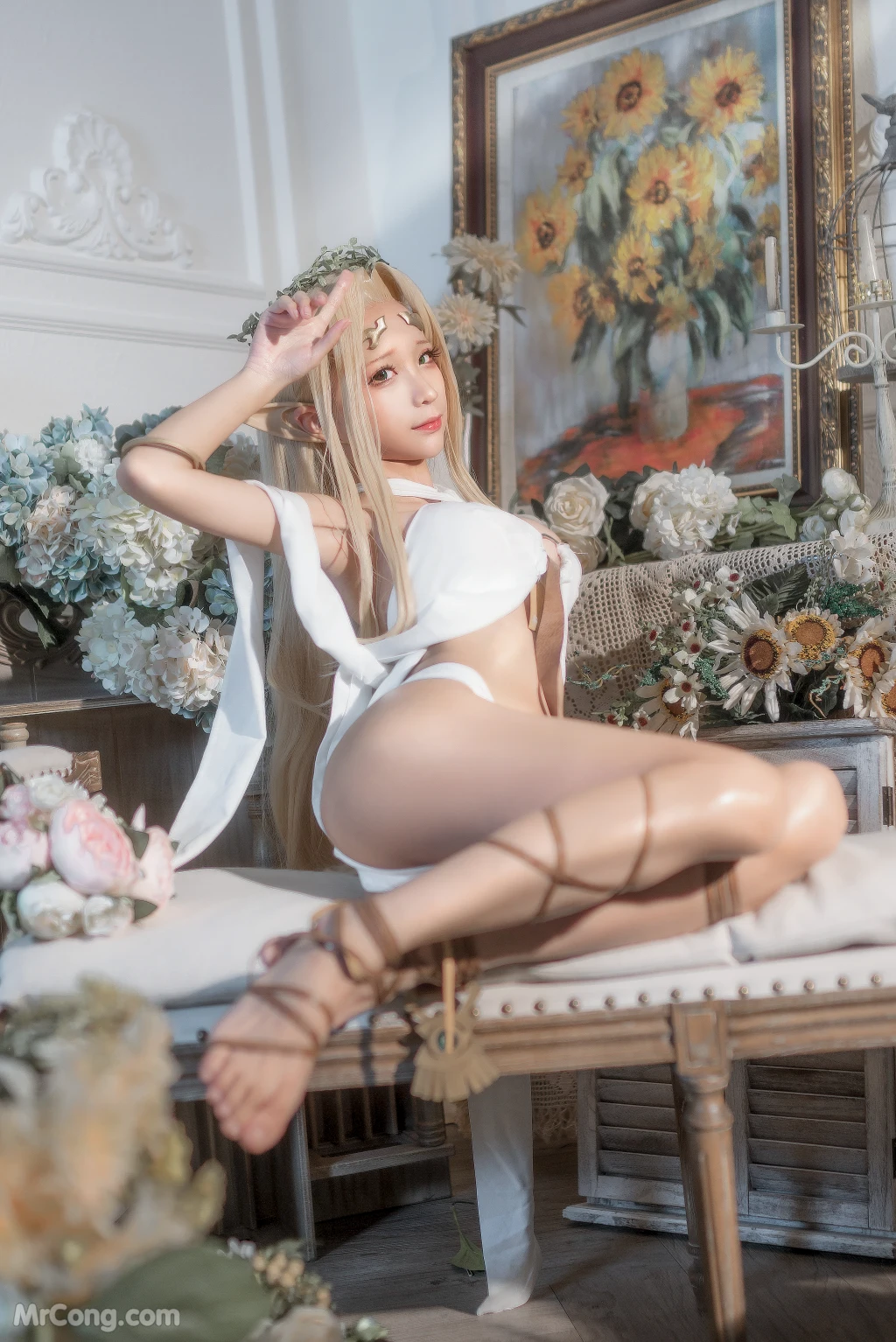 Coser蠢沫沫 chunmomo White Elf 147 photos - 46
