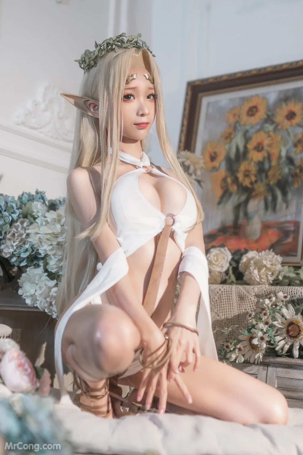 Coser蠢沫沫 chunmomo White Elf 147 photos - 73