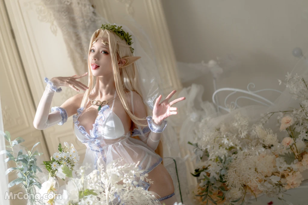 Coser蠢沫沫 chunmomo White Elf 147 photos - 97