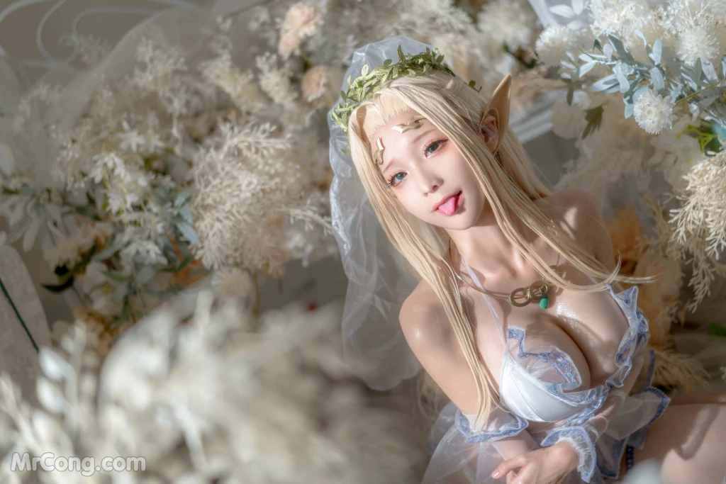 Coser蠢沫沫 chunmomo White Elf 147 photos - 116