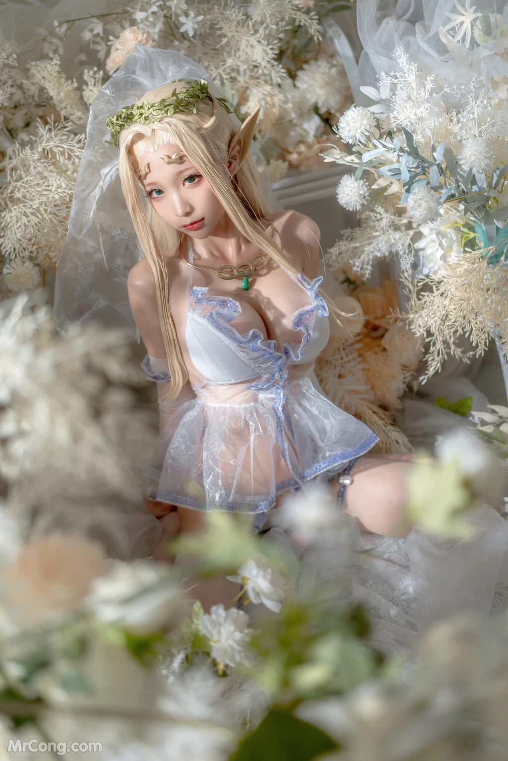 Coser蠢沫沫 chunmomo White Elf 147 photos - 117