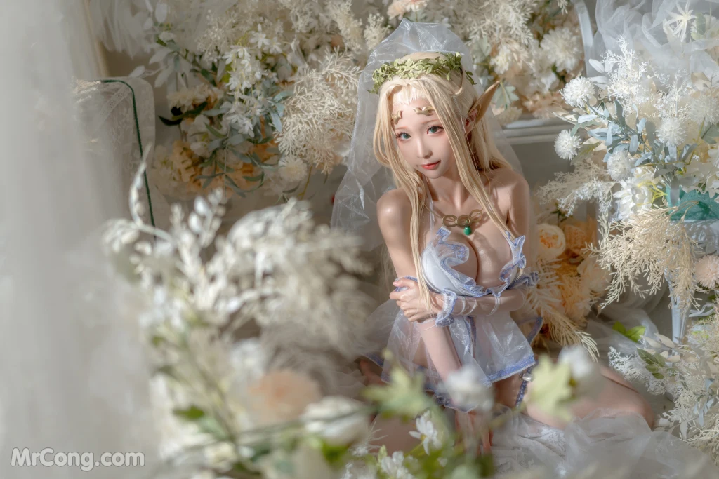 Coser蠢沫沫 chunmomo White Elf 147 photos - 118
