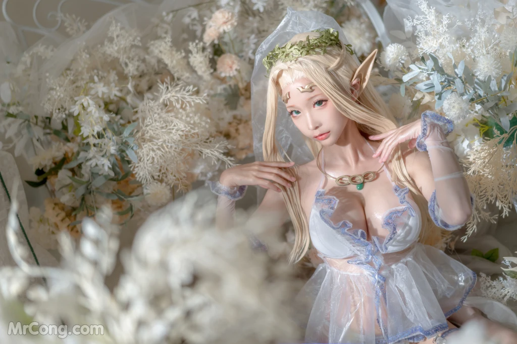 Coser蠢沫沫 chunmomo White Elf 147 photos - 124