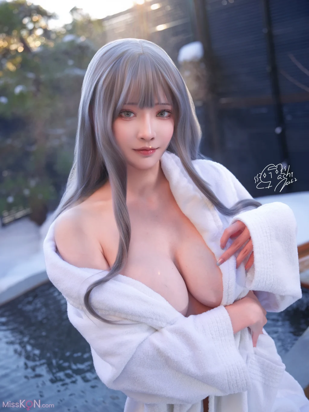 CoserMachi馬吉 温泉浴袍 24 photos  1 video - 4