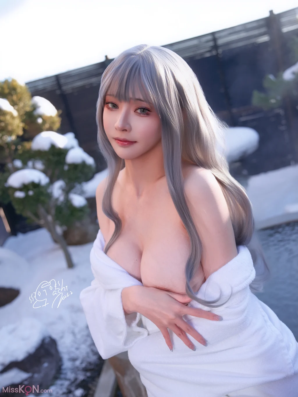 CoserMachi馬吉 温泉浴袍 24 photos  1 video - 15
