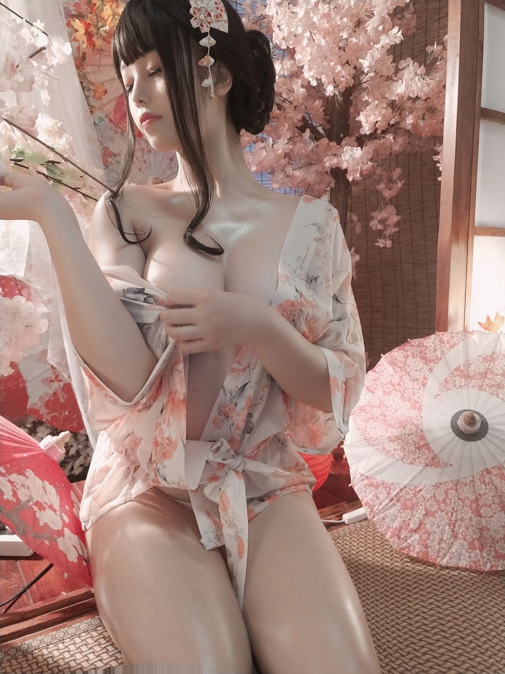 Coser  蜜汁 猫 裘 Vol050 浴 娘 29 photos - 14