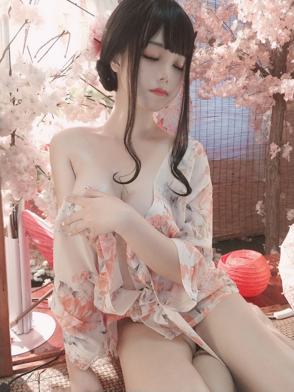 Coser  蜜汁 猫 裘 Vol050 浴 娘 29 photos - 15