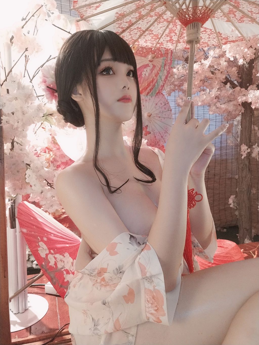 Coser  蜜汁 猫 裘 Vol050 浴 娘 29 photos - 18
