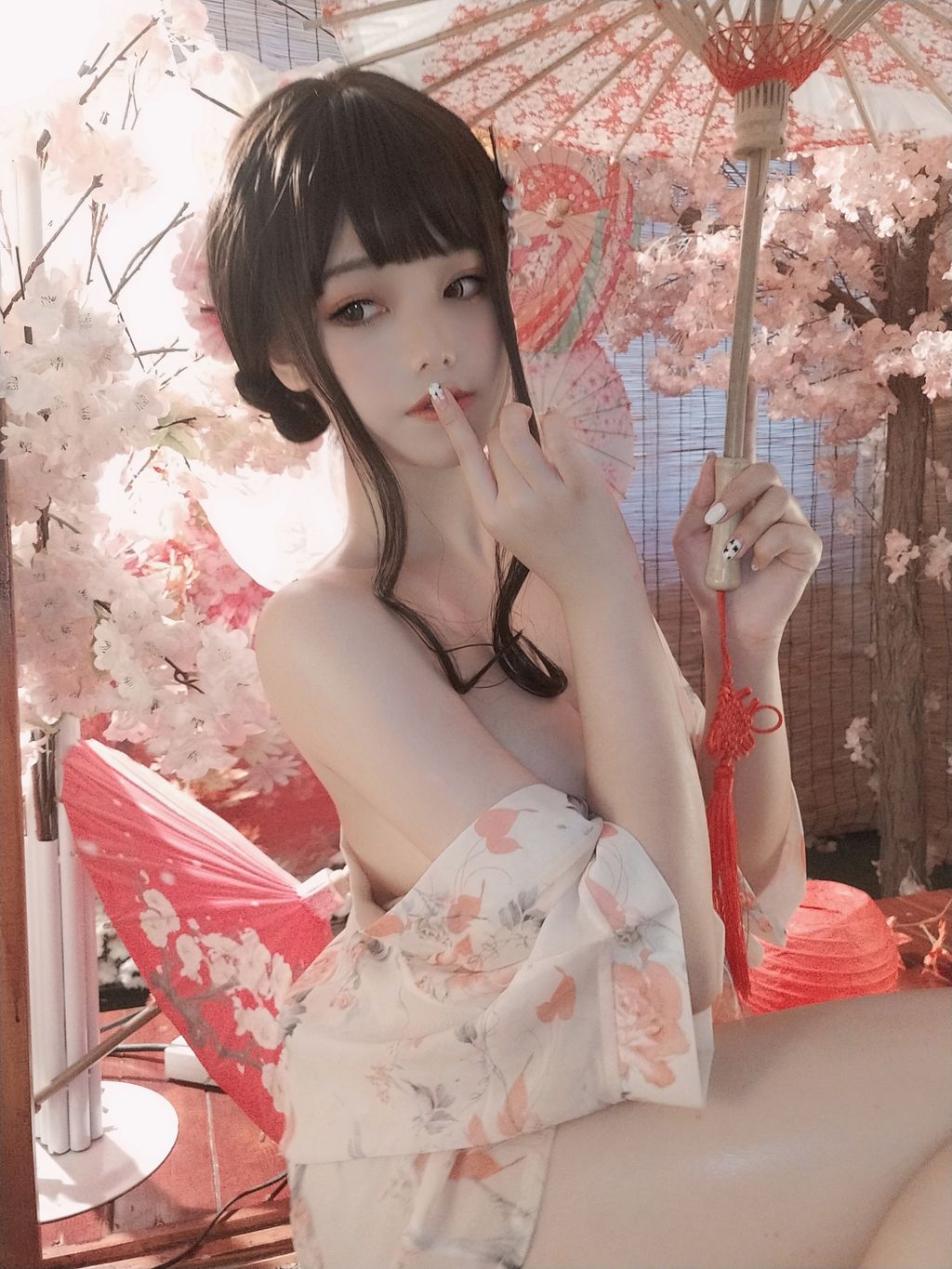 Coser  蜜汁 猫 裘 Vol050 浴 娘 29 photos - 19
