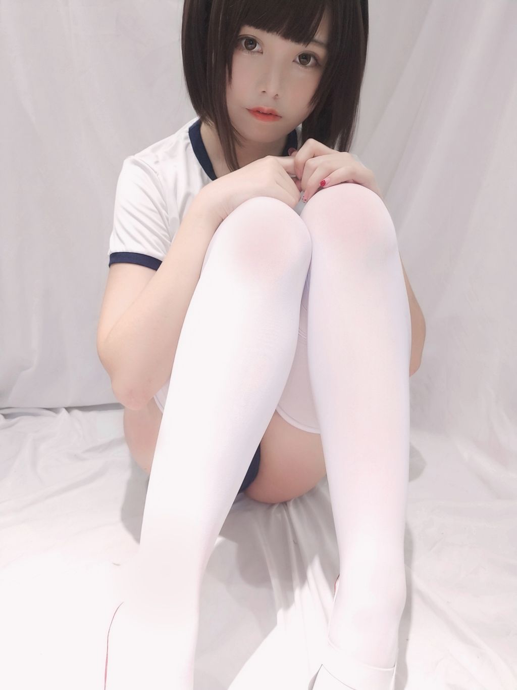 Coser  蜜汁 猫 裘 Vol052 JK 体操服 31 photos - 9