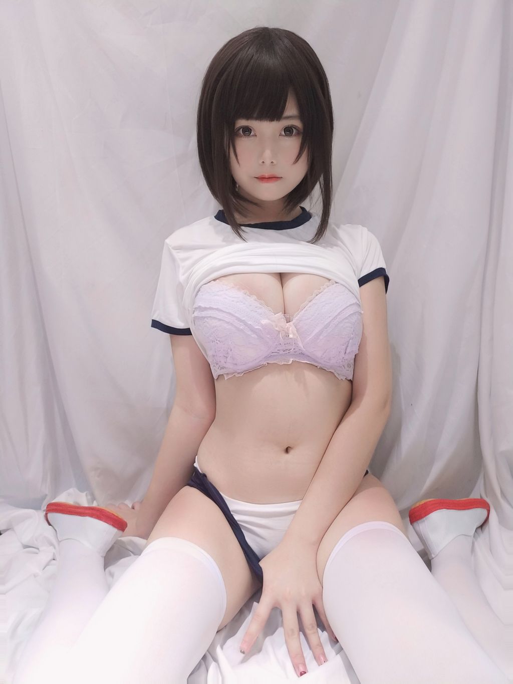 Coser  蜜汁 猫 裘 Vol052 JK 体操服 31 photos - 20