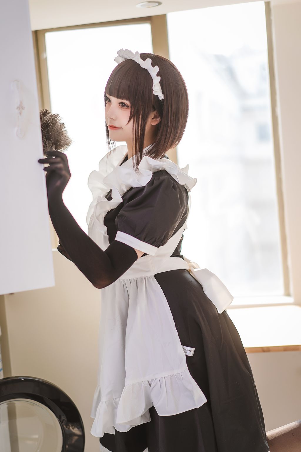 Coser  蜜汁 猫 裘 Vol059 民宿 女仆 50 photos - 42