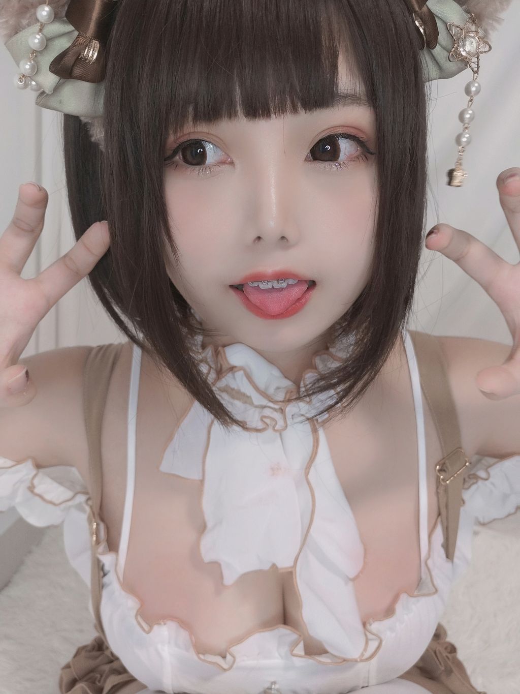 Coser  蜜汁 猫 裘 Vol060 小熊 52 photos - 33