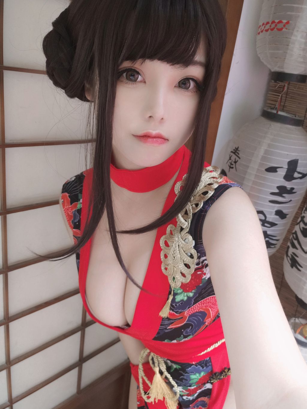 Coser  蜜汁 猫 裘 Vol061 红 武士 40 photos - 14