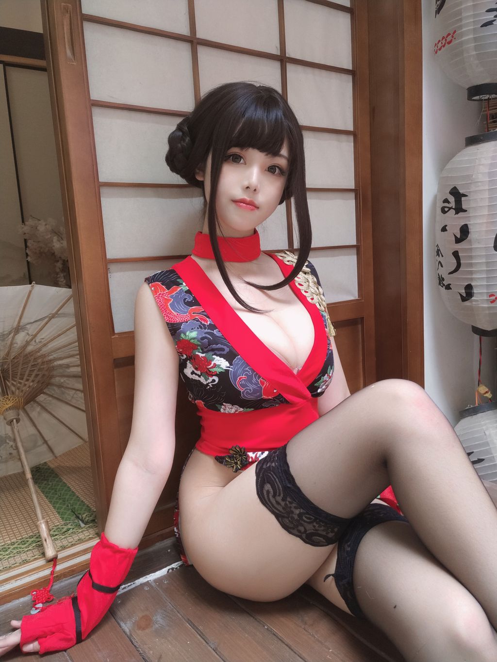 Coser  蜜汁 猫 裘 Vol061 红 武士 40 photos - 29