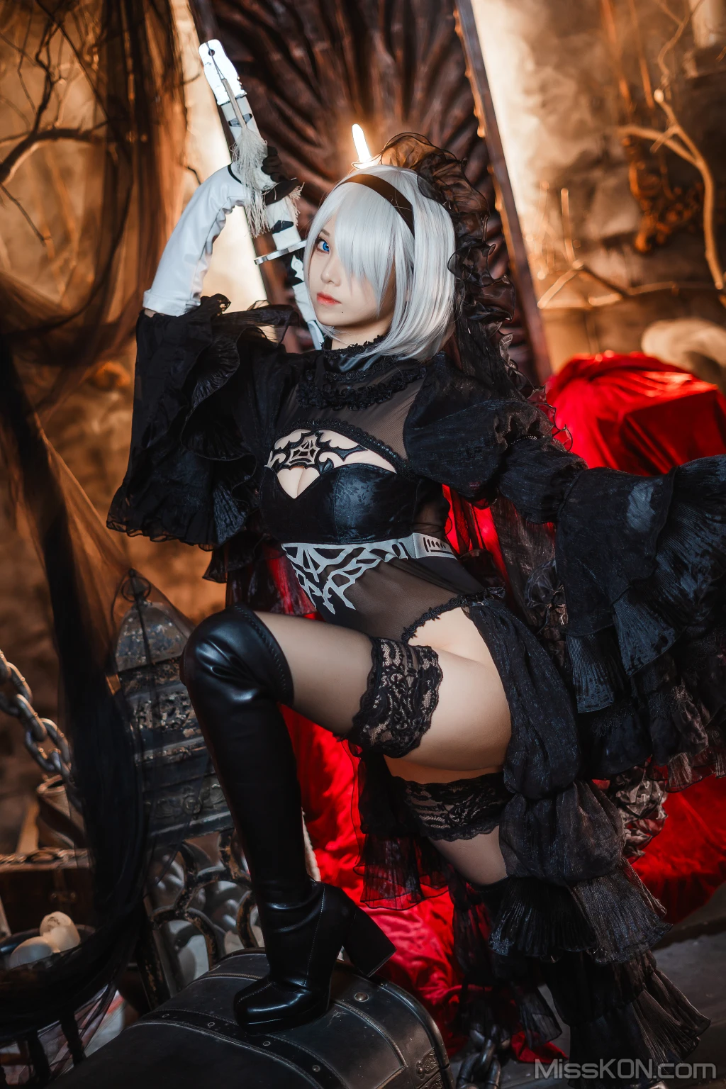 Coser蜜汁猫裘 2B 72 photos - 2