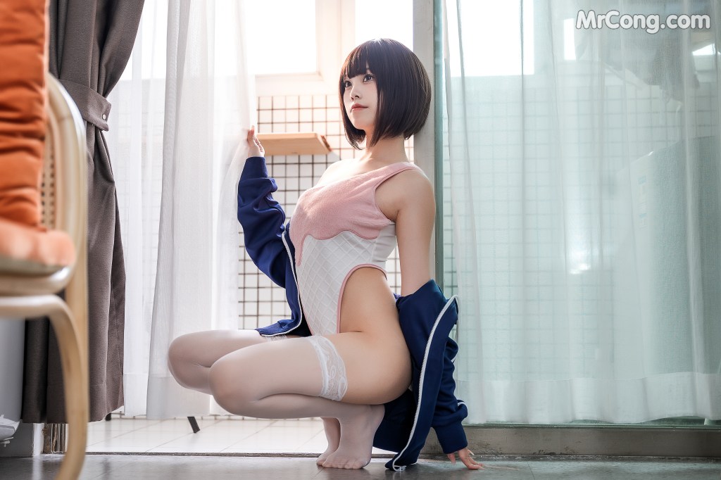 Coser蜜汁猫裘 Vol076 草莓圣代 45 photos - 37