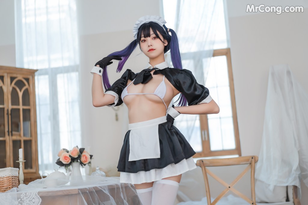 Coser蜜汁猫裘 Vol077 工作女仆 50 photos - 7