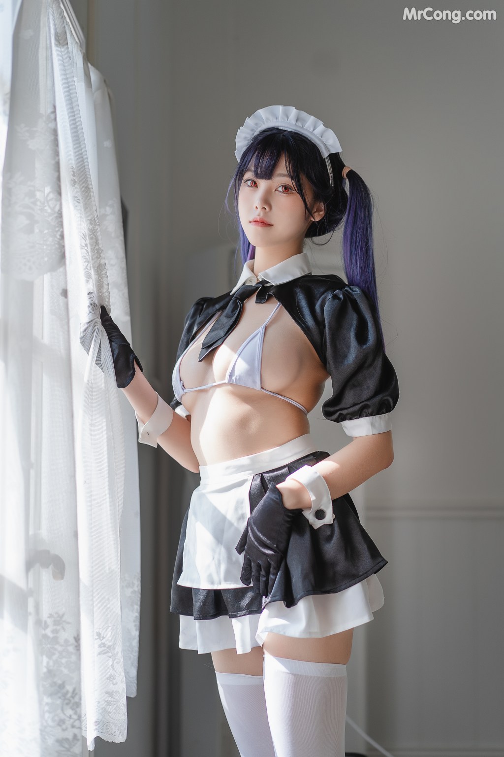 Coser蜜汁猫裘 Vol077 工作女仆 50 photos - 36