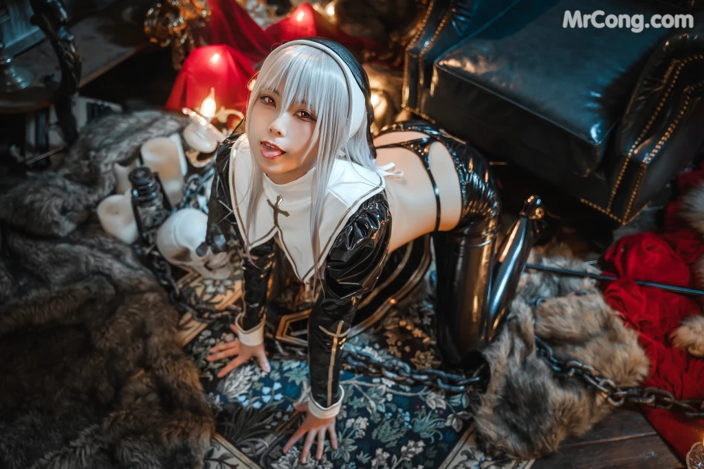 Coser蜜汁猫裘 Vol100 恶堕修女 53 photos - 16