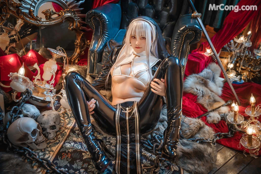 Coser蜜汁猫裘 Vol100 恶堕修女 53 photos - 26