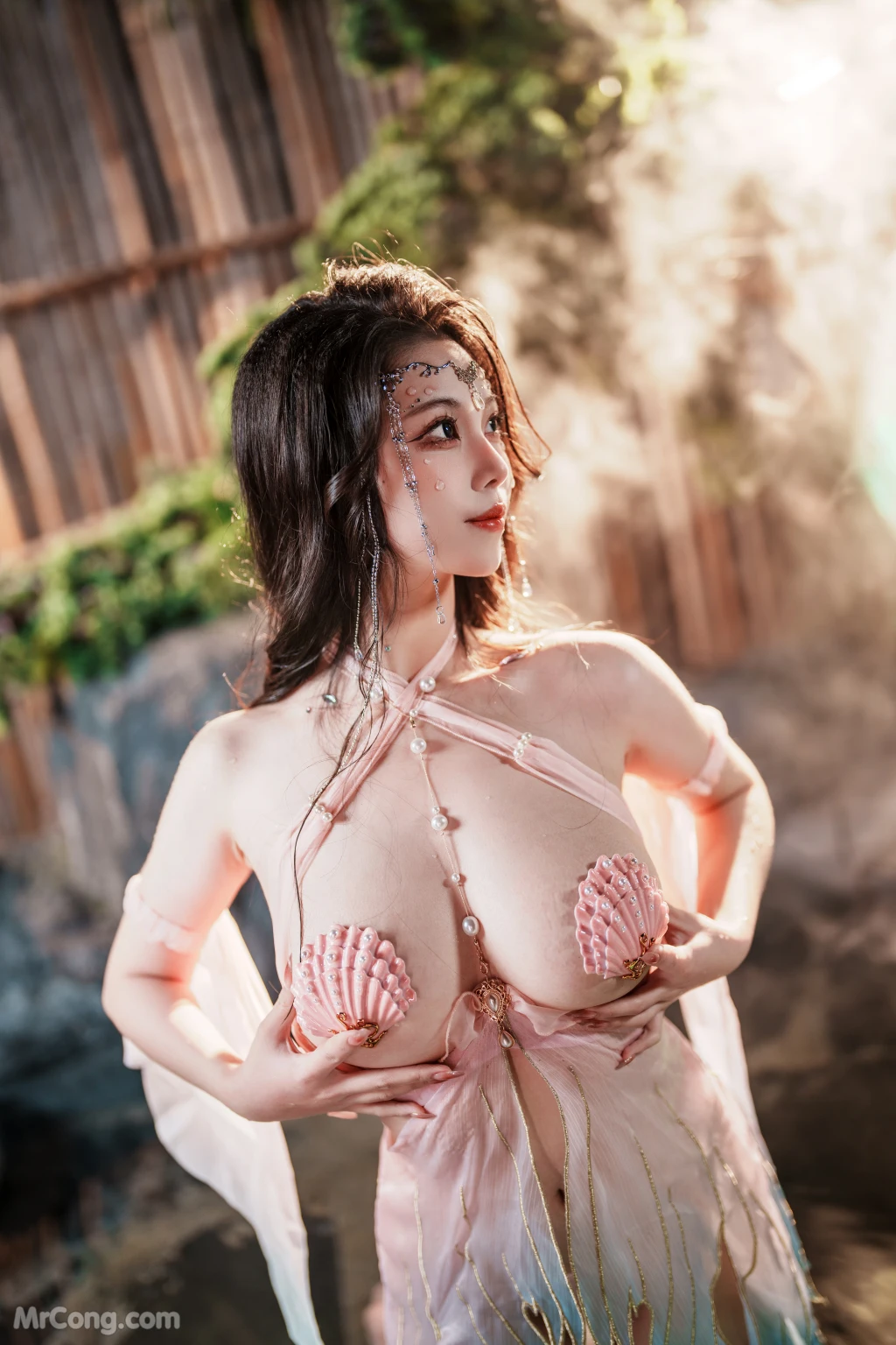 Coser蜜汁猫裘 Vol104 美人鱼 63 photos - 50