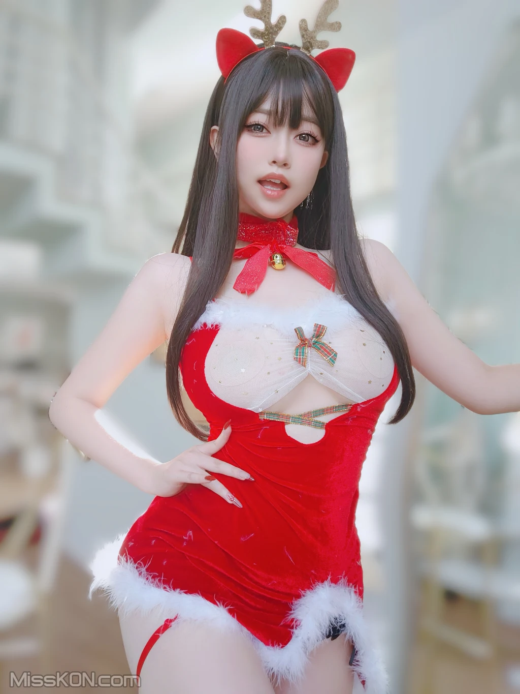 Coser女主K 圣诞麋鹿 100 photos - 34