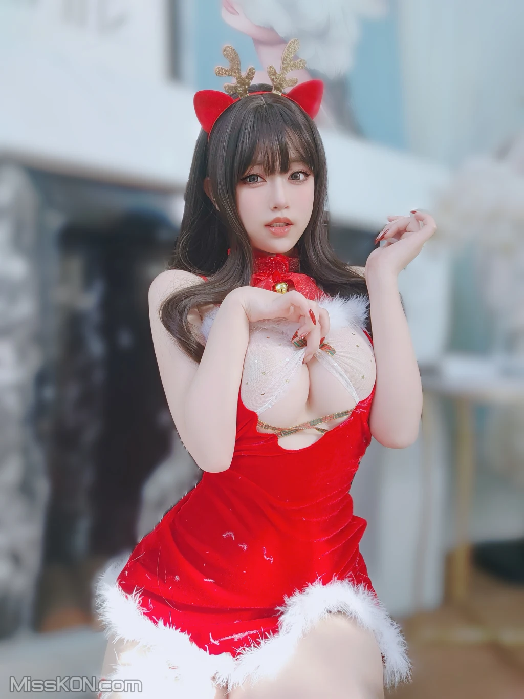 Coser女主K 圣诞麋鹿 100 photos - 40