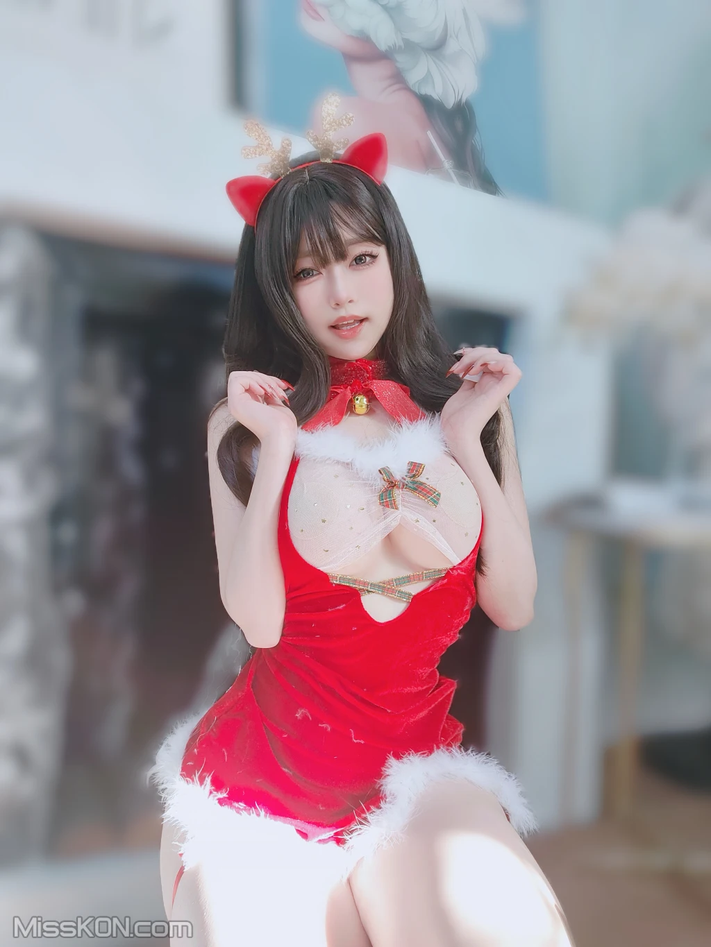 Coser女主K 圣诞麋鹿 100 photos - 41