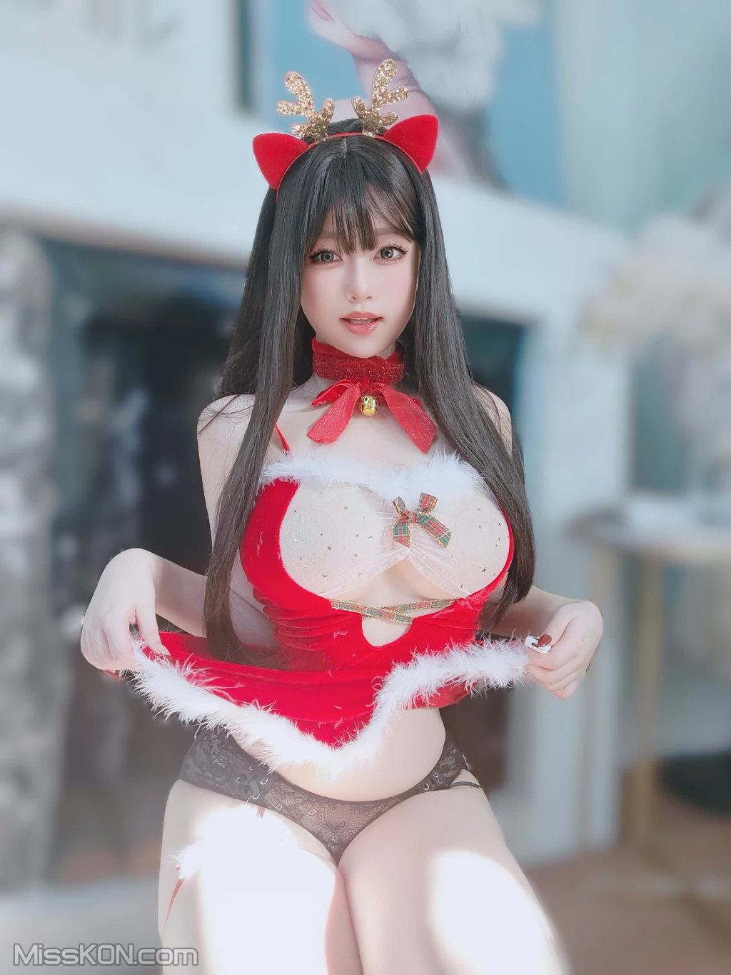 Coser女主K 圣诞麋鹿 100 photos - 42