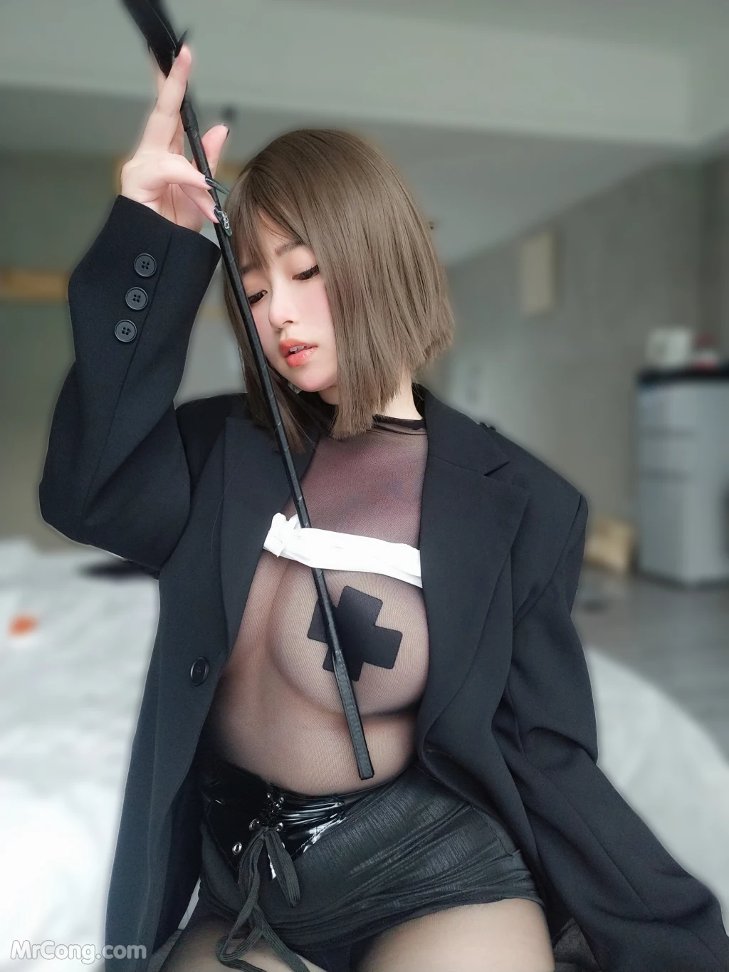 Coser女主K 大胆的秘书 107 photos - 94
