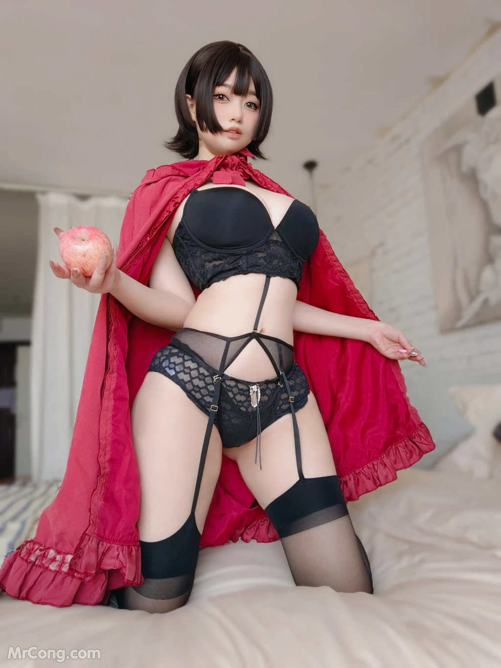Coser女主K 小红帽和红苹果 86 photos - 76
