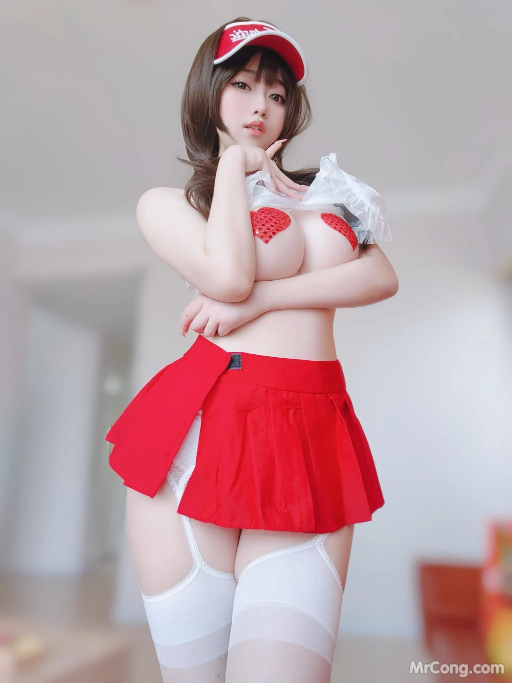 Coser女主K 性感快递员 100 photos - 18
