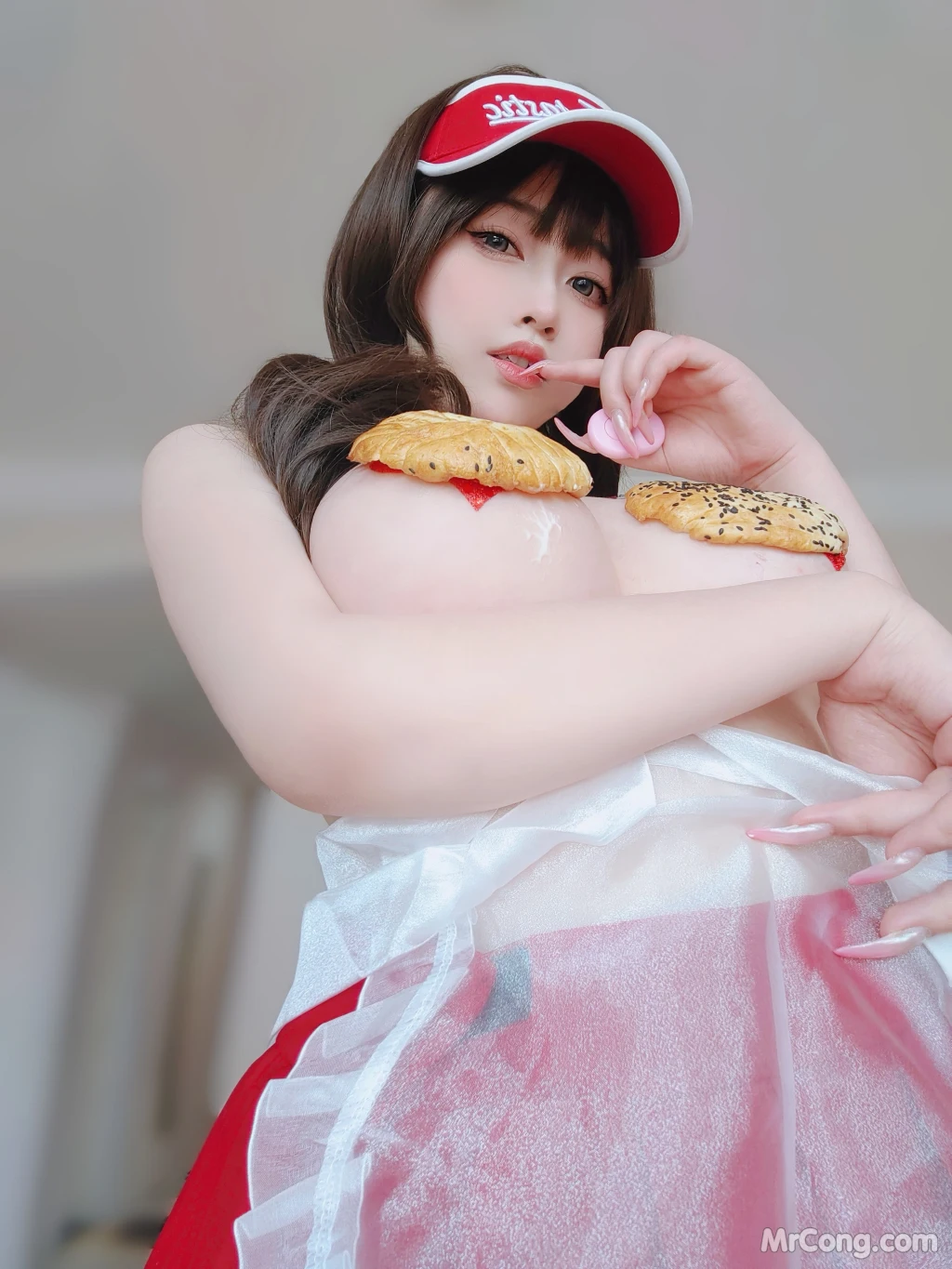 Coser女主K 性感快递员 100 photos - 60