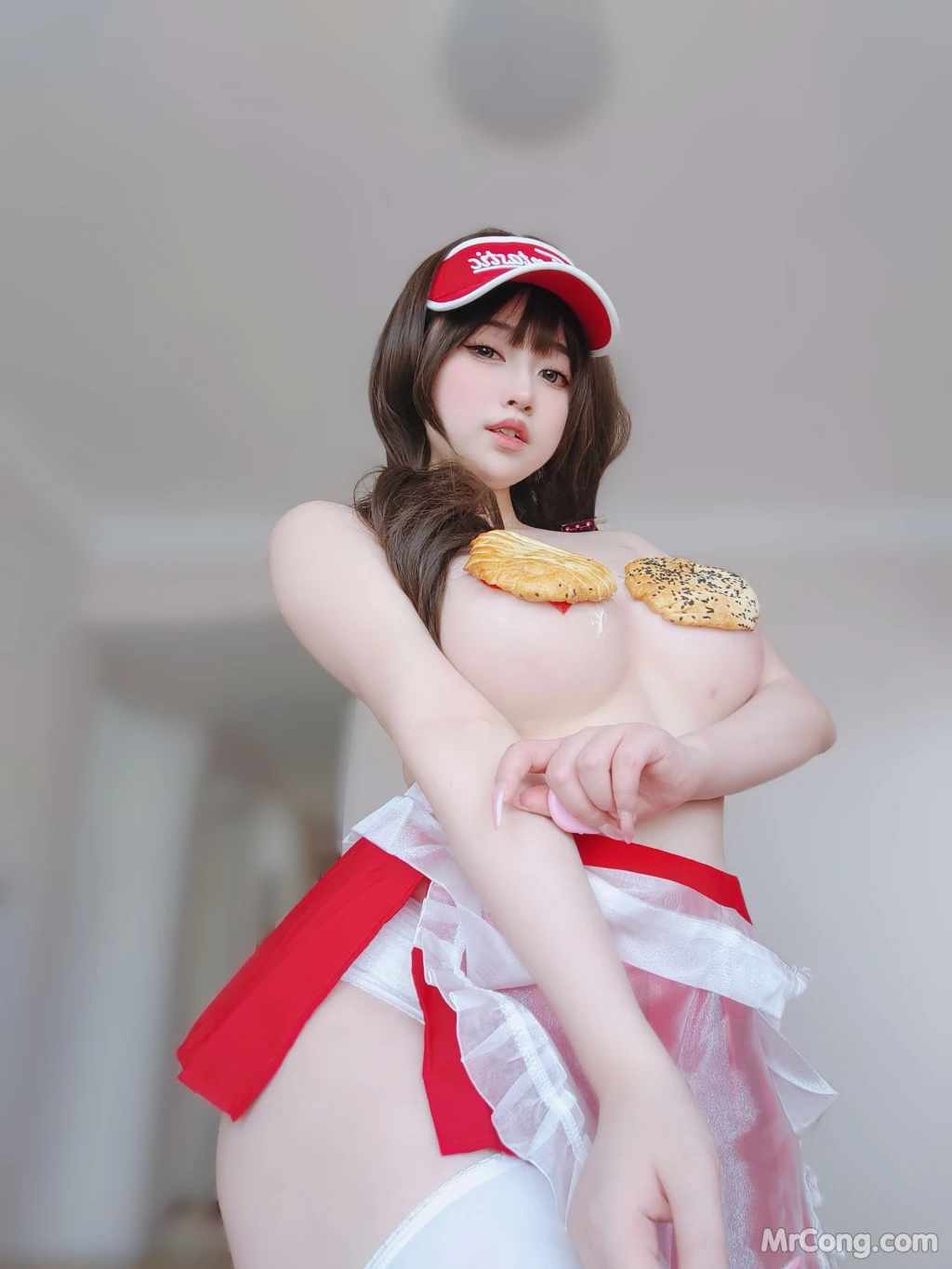 Coser女主K 性感快递员 100 photos - 62