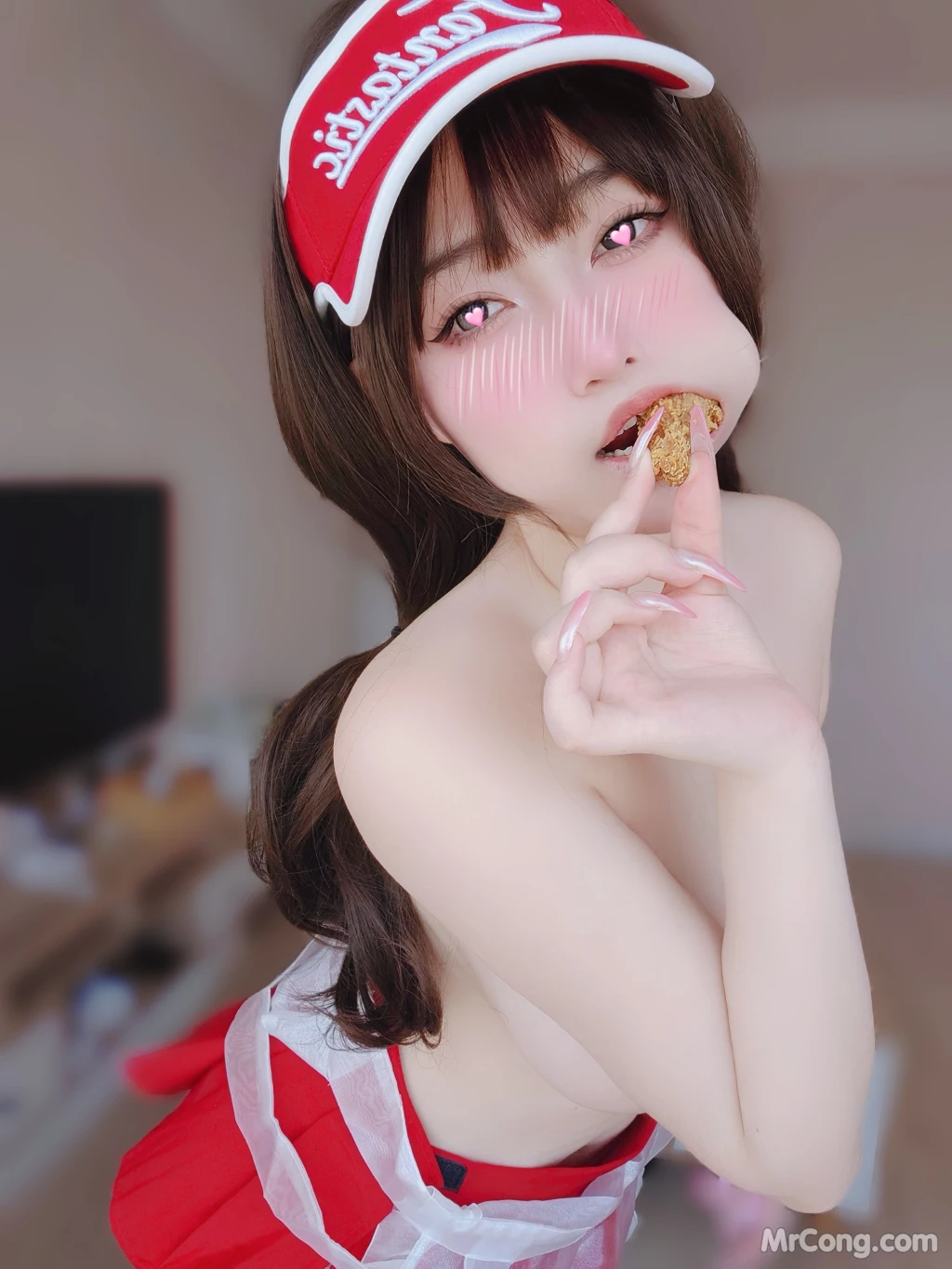 Coser女主K 性感快递员 100 photos - 76
