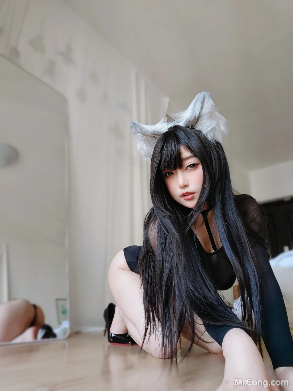 Coser女主K 性感的黑猫 80 photos - 27