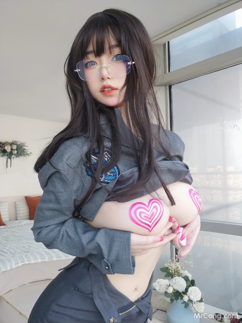 Coser女主K 沉默的学姐 102 photos - 15