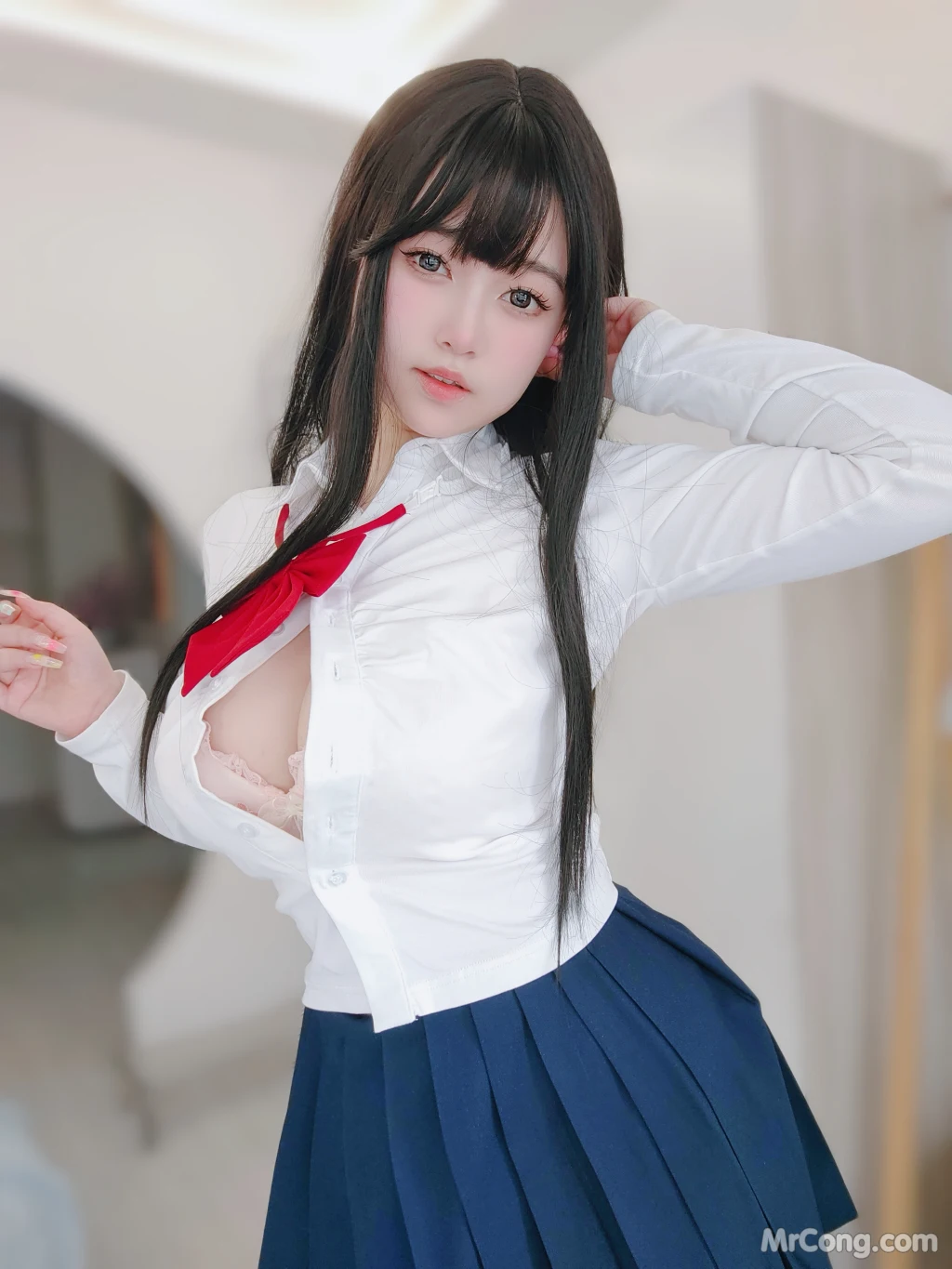 Coser女主K 清纯女友 110 photos - 69