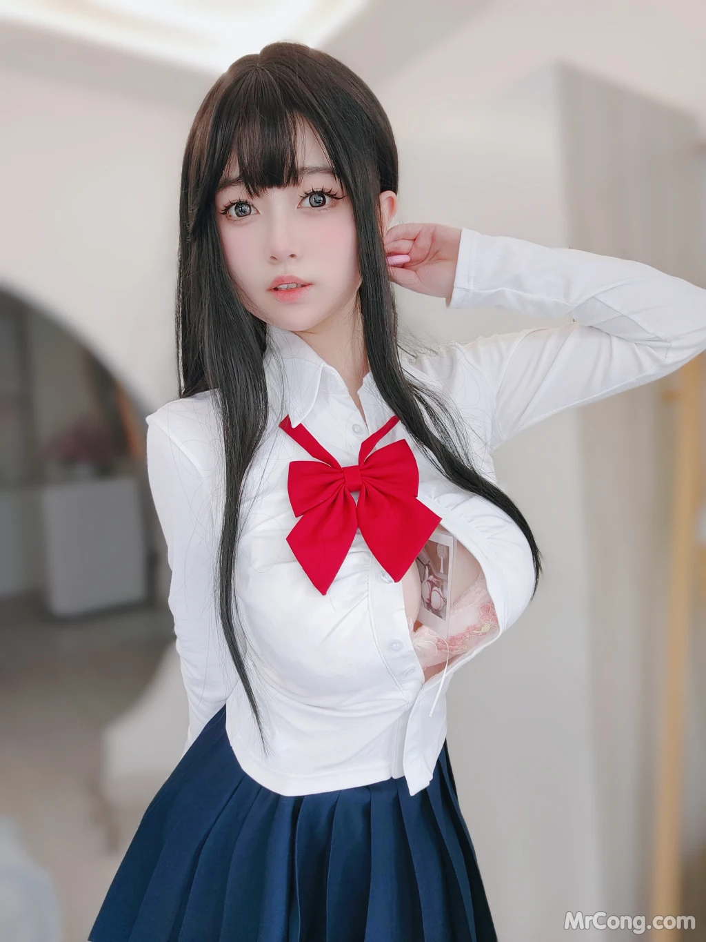 Coser女主K 清纯女友 110 photos - 75