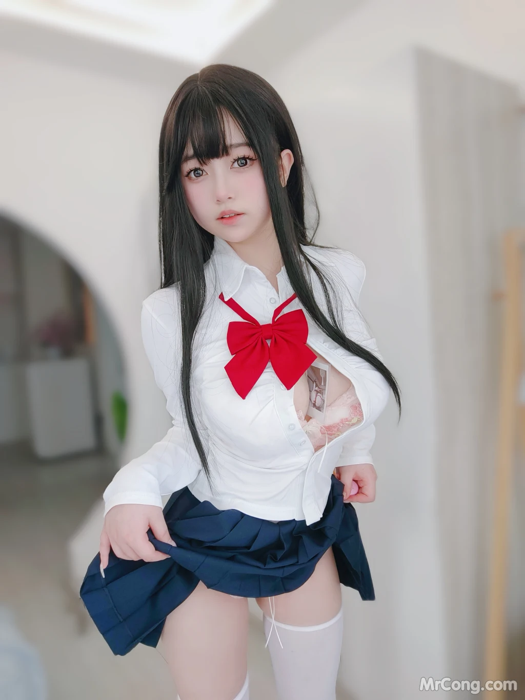 Coser女主K 清纯女友 110 photos - 76