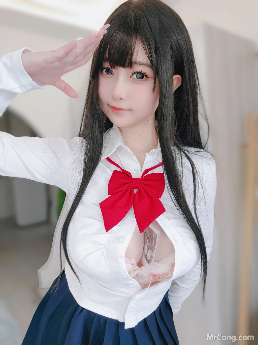Coser女主K 清纯女友 110 photos - 78
