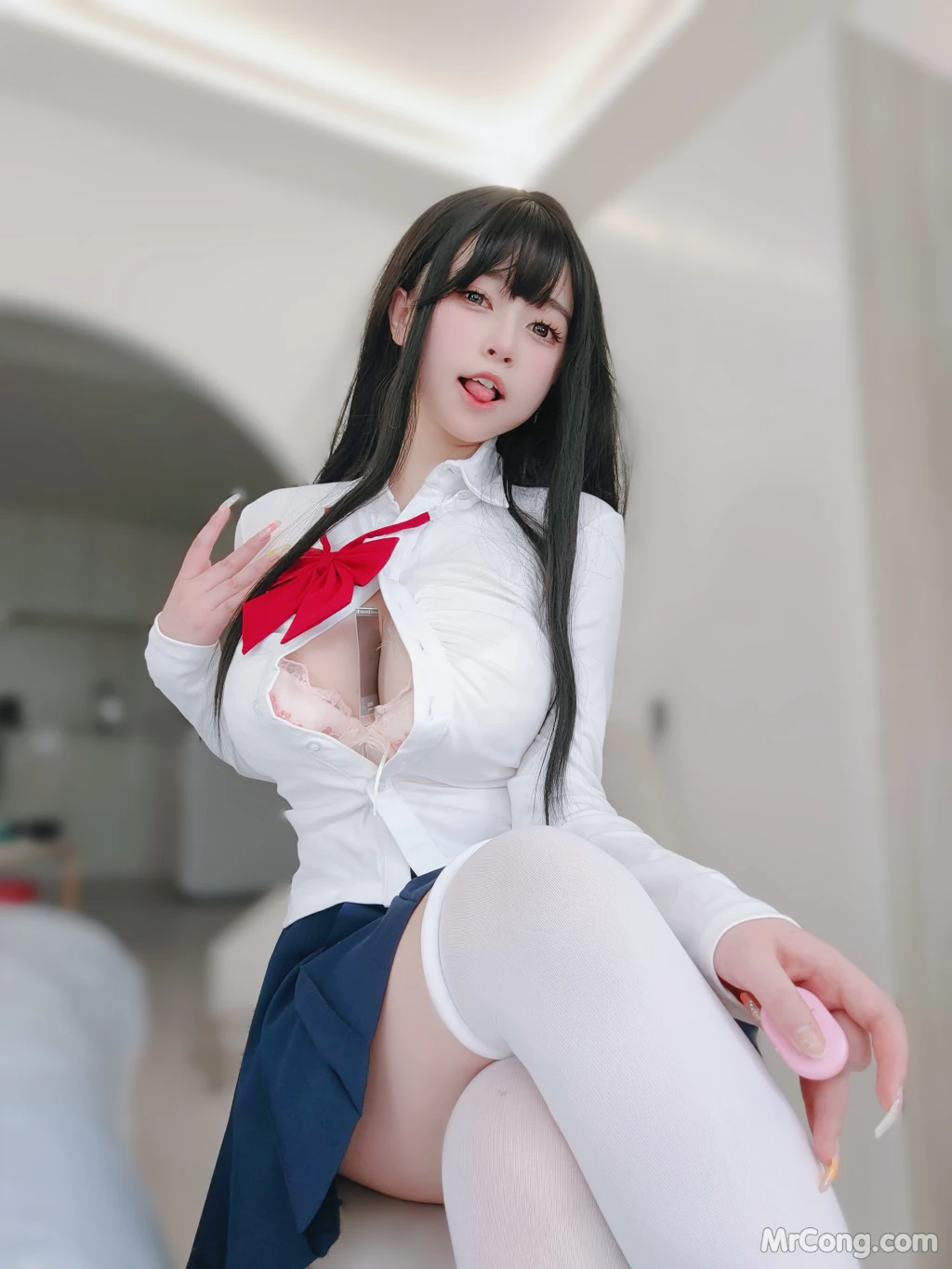 Coser女主K 清纯女友 110 photos - 90