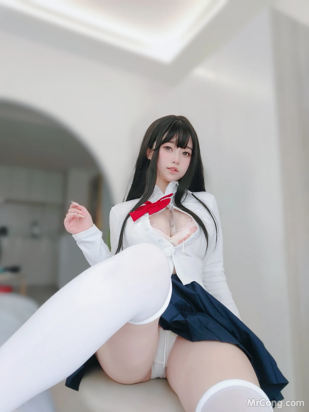 Coser女主K 清纯女友 110 photos - 91