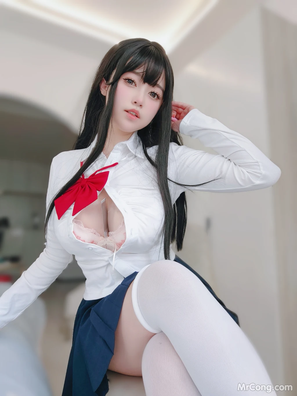 Coser女主K 清纯女友 110 photos - 92
