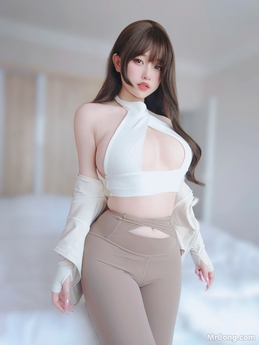 Coser女主K 瑜伽服 102 photos - 59